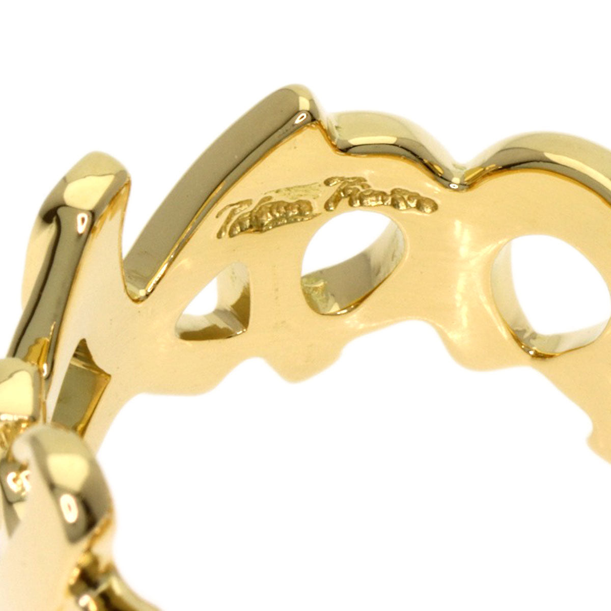 TIFFANY&Co. Love & Kiss Paloma Picasso Ring K18 Yellow Gold Ladies [Used]