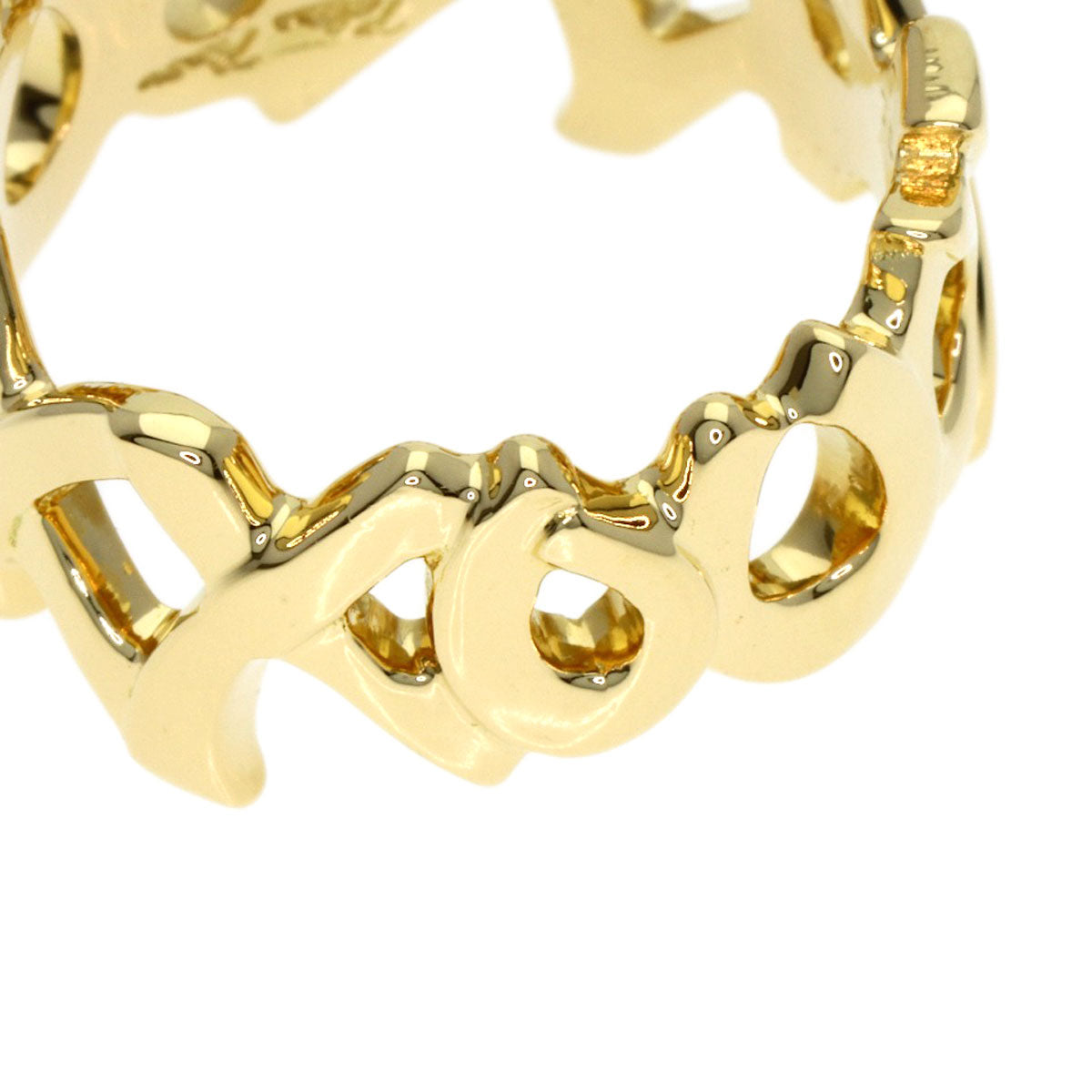 TIFFANY&Co. Love & Kiss Paloma Picasso Ring K18 Yellow Gold Ladies [Used]