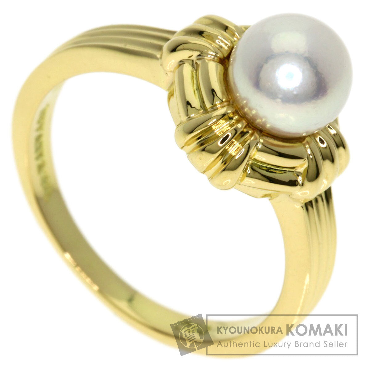 TIFFANY&Co. Pearl Pearl Ring K18 Yellow Gold Ladies [Used]