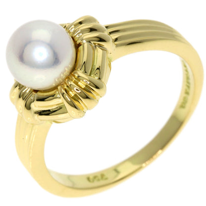 TIFFANY&Co. Pearl Pearl Ring K18 Yellow Gold Ladies [Used]