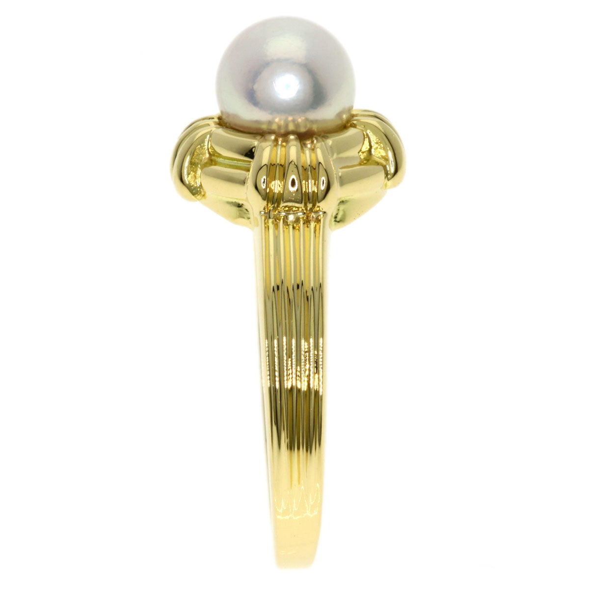 TIFFANY&Co. Pearl Pearl Ring K18 Yellow Gold Ladies [Used]