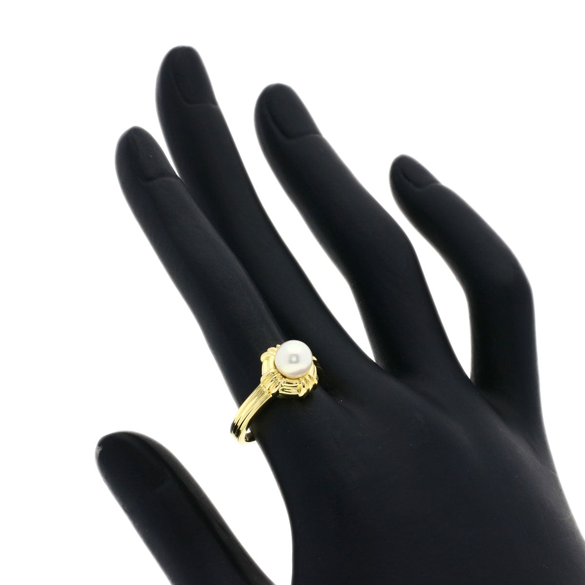 TIFFANY&Co. Pearl Pearl Ring K18 Yellow Gold Ladies [Used]