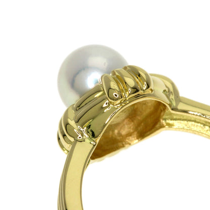 TIFFANY&Co. Pearl Pearl Ring K18 Yellow Gold Ladies [Used]