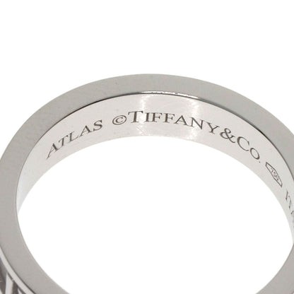 TIFFANY&Co. Atlas 3P Diamond Ring K18 White Gold Ladies [Used]