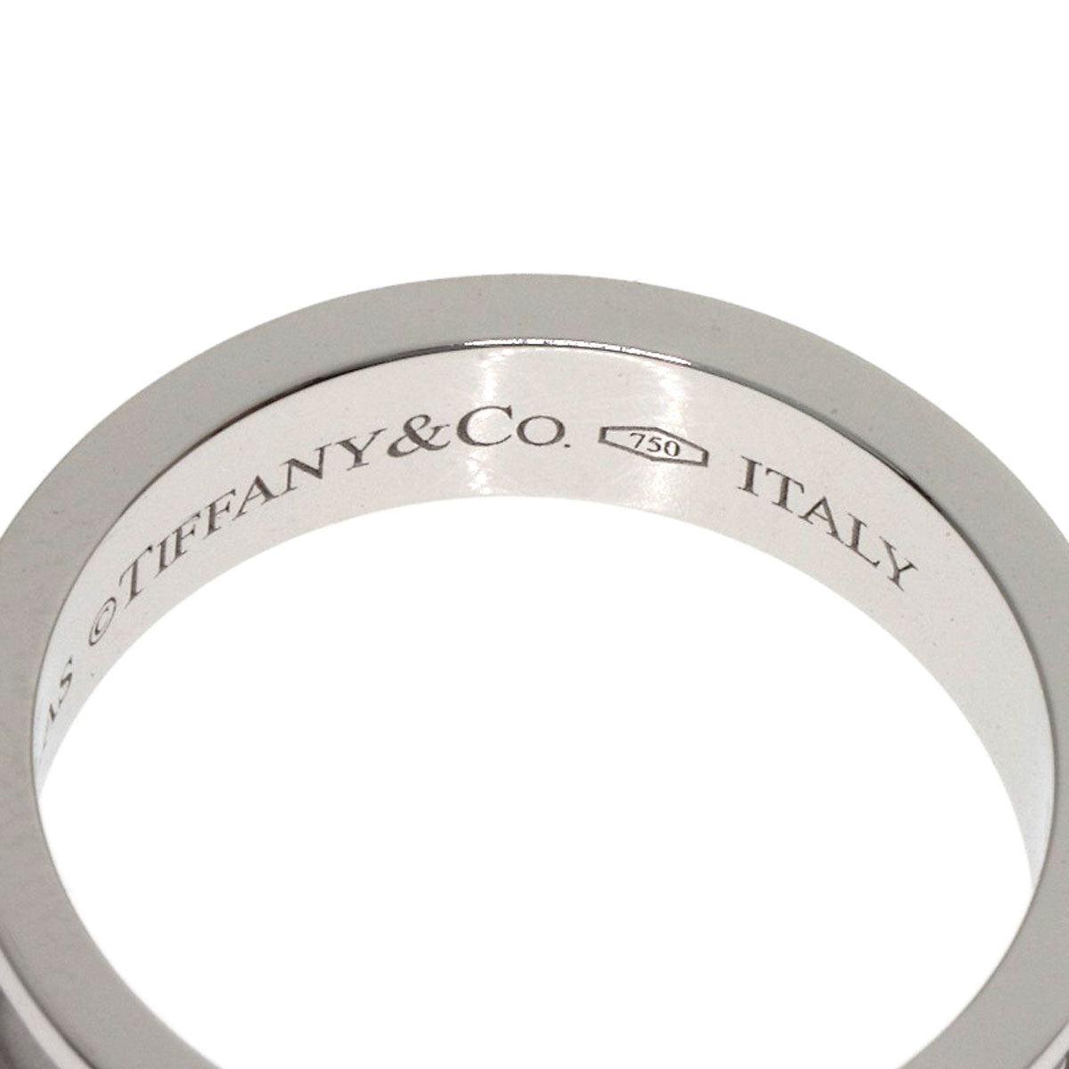 TIFFANY&Co. Atlas 3P Diamond Ring K18 White Gold Ladies [Used]