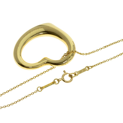 TIFFANY&Co. Open heart Necklace K18 Yellow Gold Ladies [Used]