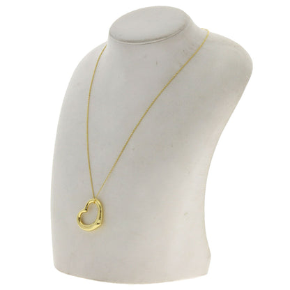 TIFFANY&Co. Open heart Necklace K18 Yellow Gold Ladies [Used]