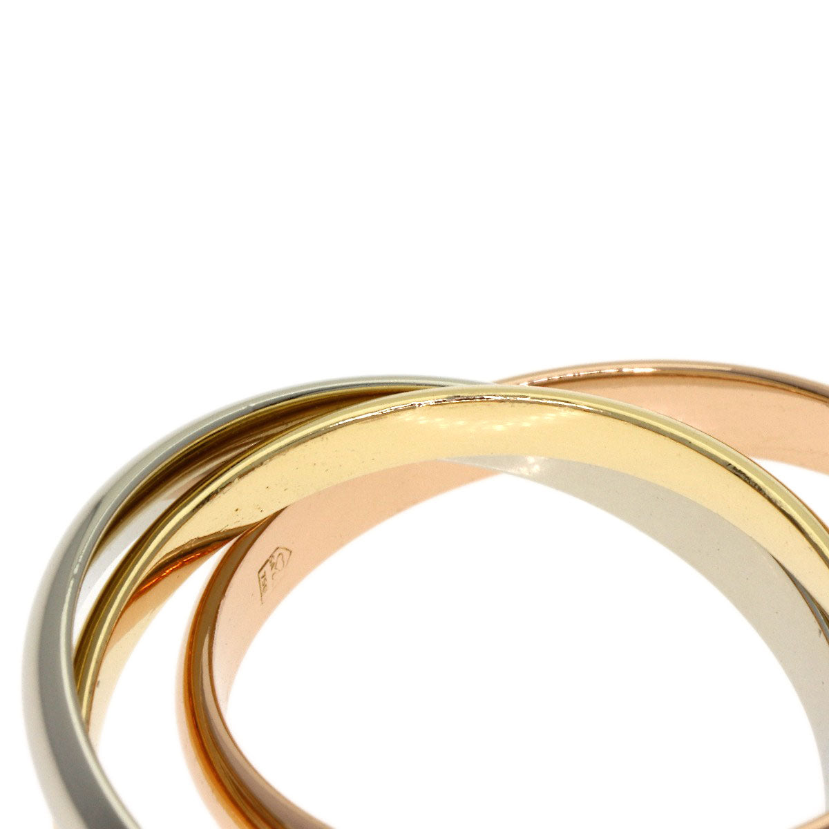 CARTIER Trinity SM #49 Ring K18 Yellow Gold K18 White GoldLadies [Used]
