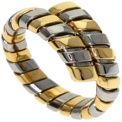 BVLGARI Tubogas Ring K18 Yellow Gold Stainless SteelLadies [Used]