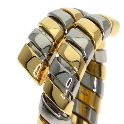 BVLGARI Tubogas Ring K18 Yellow Gold Stainless SteelLadies [Used]