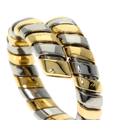 BVLGARI Tubogas Ring K18 Yellow Gold Stainless SteelLadies [Used]