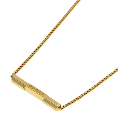 GUCCI Link to love Necklace K18 Yellow Gold Ladies [Used]