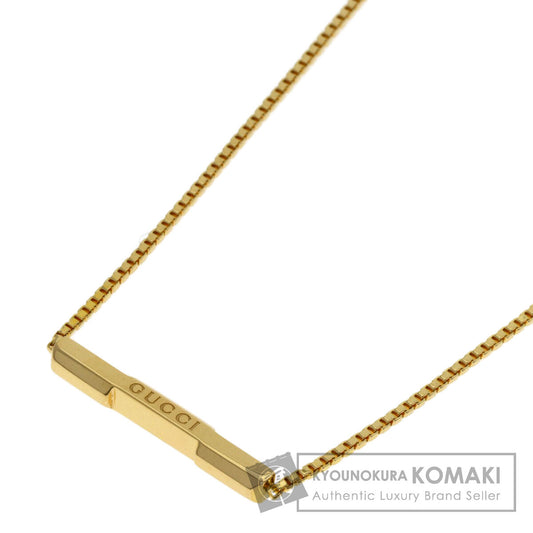 GUCCI Link to love Necklace K18 Yellow Gold Ladies [Used]