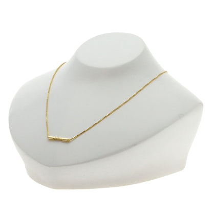 GUCCI Link to love Necklace K18 Yellow Gold Ladies [Used]