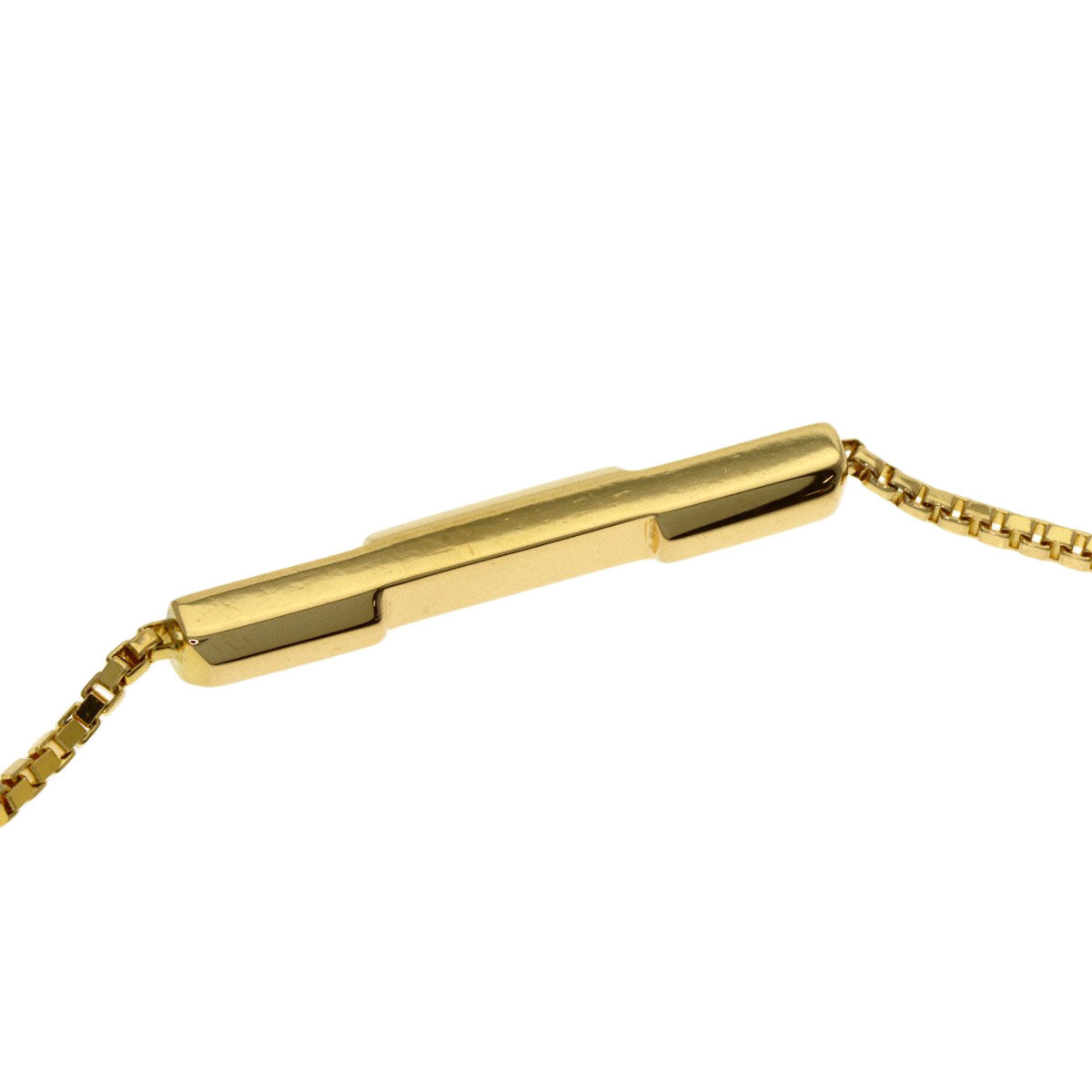 GUCCI Link to love Necklace K18 Yellow Gold Ladies [Used]