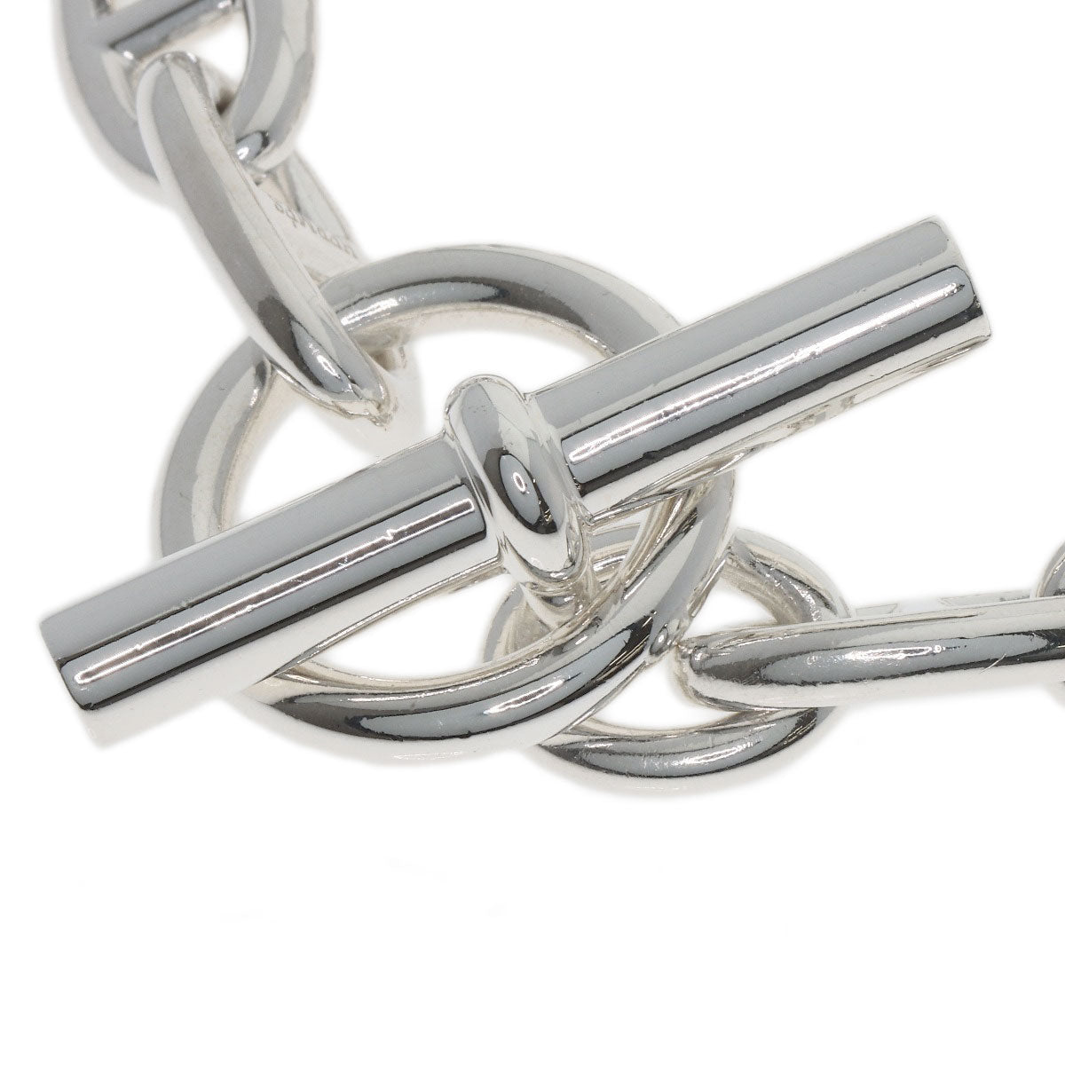 HERMES Shane Dunkle GM Bracelet Silver Ladies [Used]