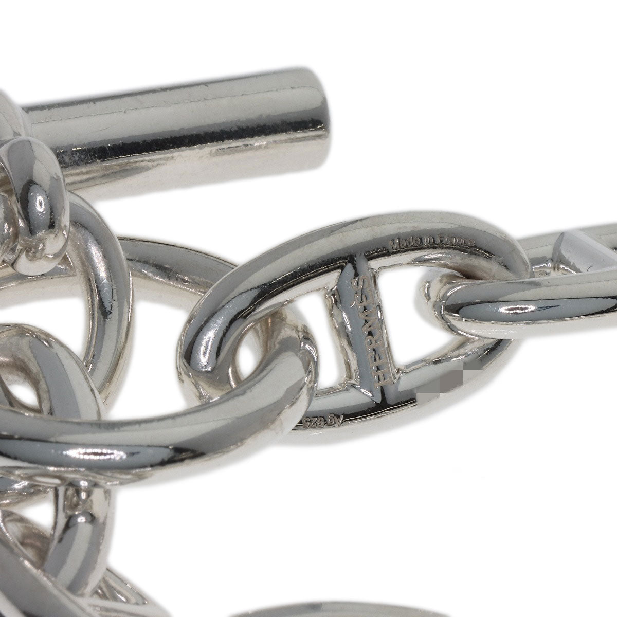 HERMES Shane Dunkle GM Bracelet Silver Ladies [Used]