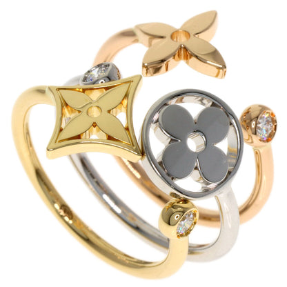 LOUIS VUITTON Berg Monogram Ldylle Diamond #47 Ring K18 Yellow Gold K18 White GoldLadies [Used]