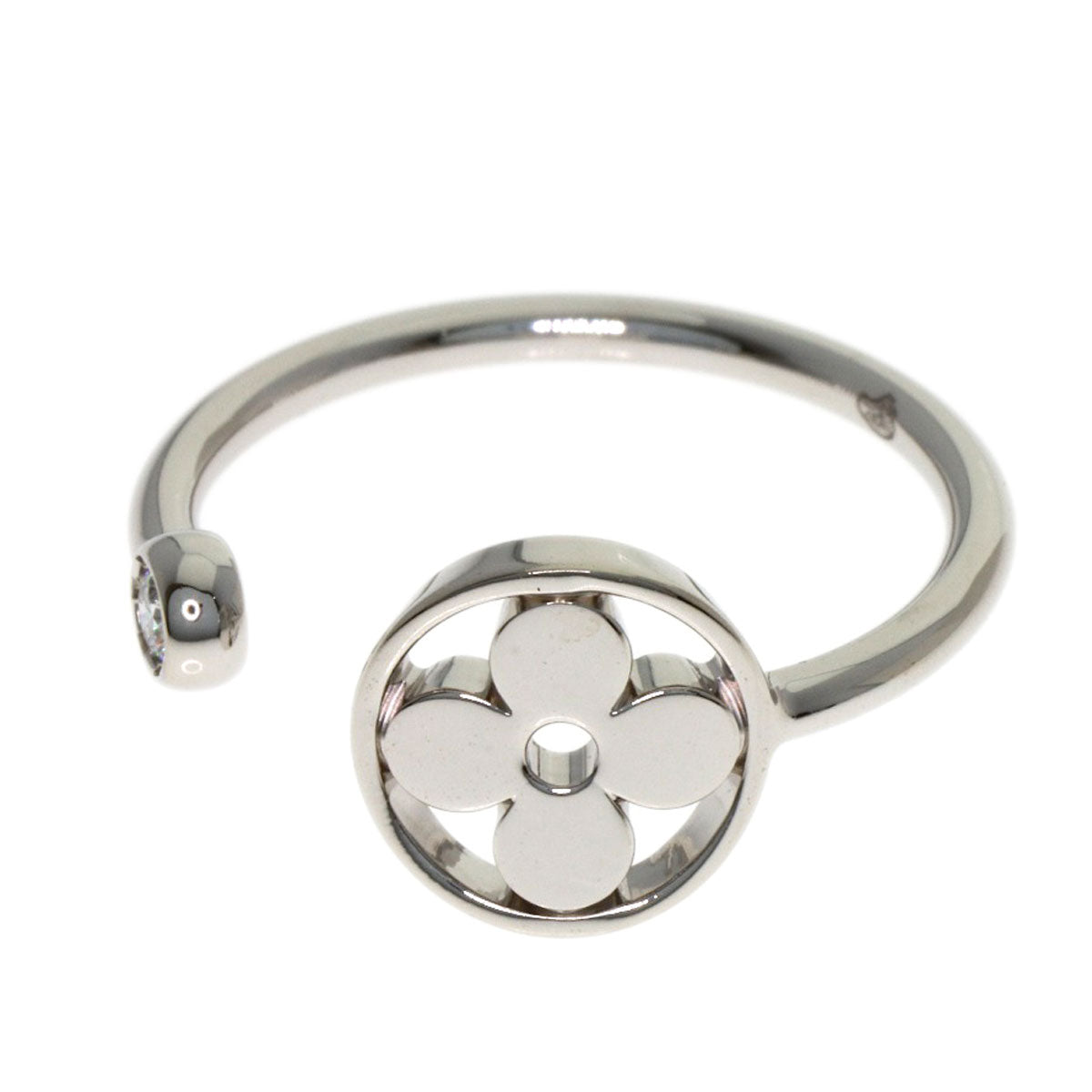 LOUIS VUITTON Berg Monogram Ldylle Diamond #47 Ring K18 Yellow Gold K18 White GoldLadies [Used]
