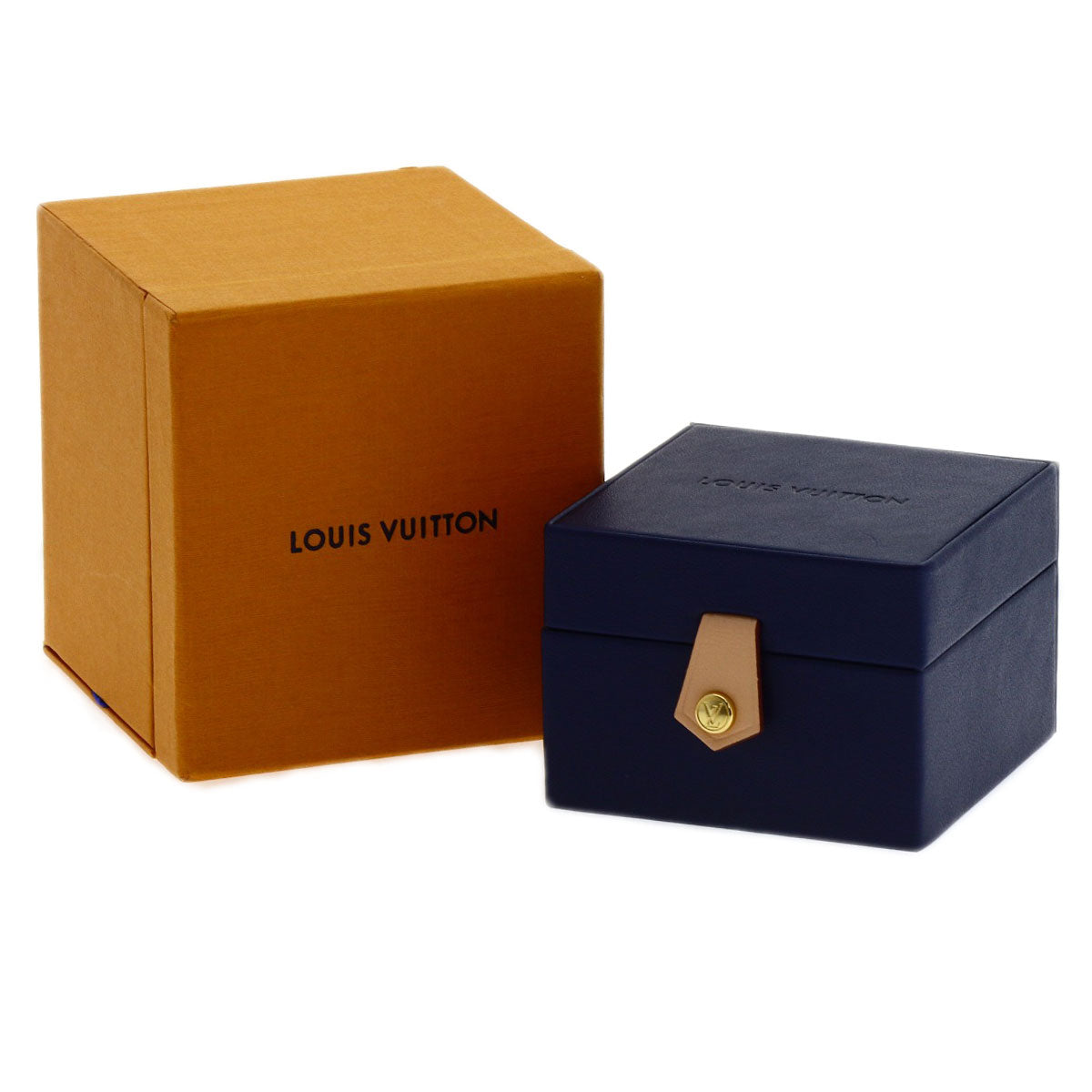 LOUIS VUITTON Berg Monogram Ldylle Diamond #47 Ring K18 Yellow Gold K18 White GoldLadies [Used]