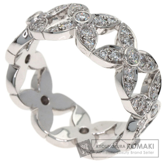 LOUIS VUITTON Anneau Crackert Full Diamond Ring K18 White Gold Ladies [Used]