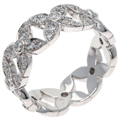 LOUIS VUITTON Anneau Crackert Full Diamond Ring K18 White Gold Ladies [Used]