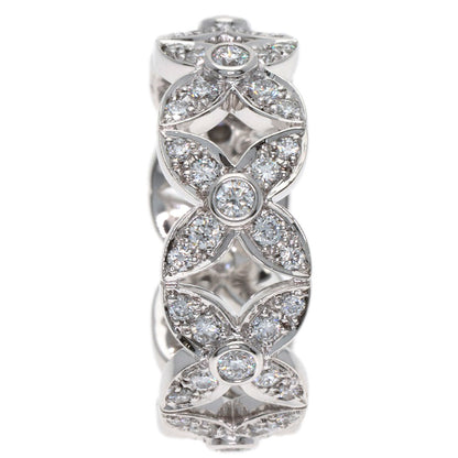 LOUIS VUITTON Anneau Crackert Full Diamond Ring K18 White Gold Ladies [Used]