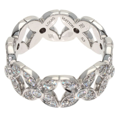 LOUIS VUITTON Anneau Crackert Full Diamond Ring K18 White Gold Ladies [Used]