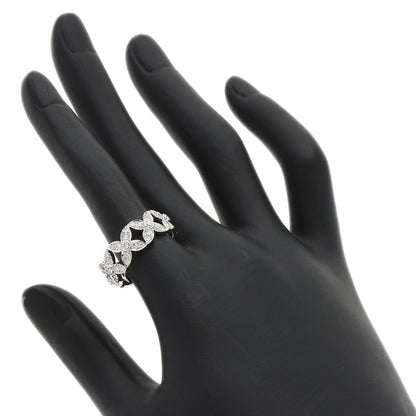 LOUIS VUITTON Anneau Crackert Full Diamond Ring K18 White Gold Ladies [Used]