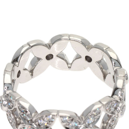 LOUIS VUITTON Anneau Crackert Full Diamond Ring K18 White Gold Ladies [Used]