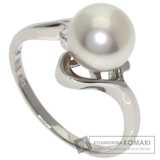 MIKIMOTO Pearl Pearl Ring K14 White Gold Ladies [Used]