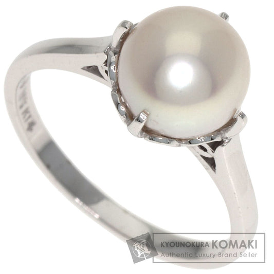 MIKIMOTO Pearl Pearl Ring K14 White Gold Ladies [Used]