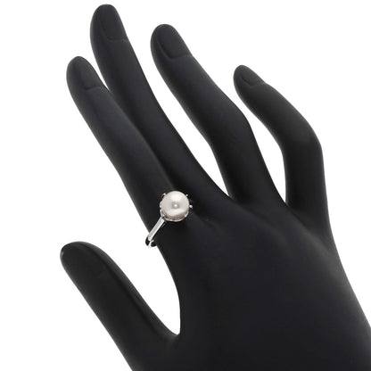 MIKIMOTO Pearl Pearl Ring K14 White Gold Ladies [Used]
