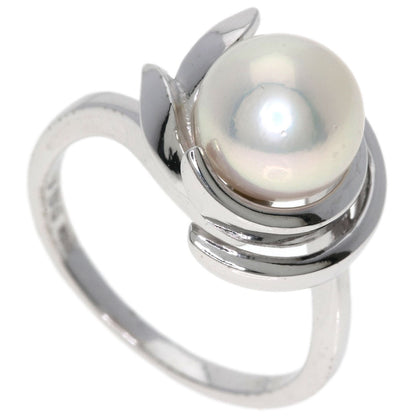MIKIMOTO Pearl Pearl Ring K14 White Gold Ladies [Used]