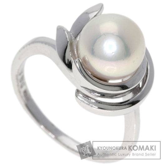 MIKIMOTO Pearl Pearl Ring K14 White Gold Ladies [Used]