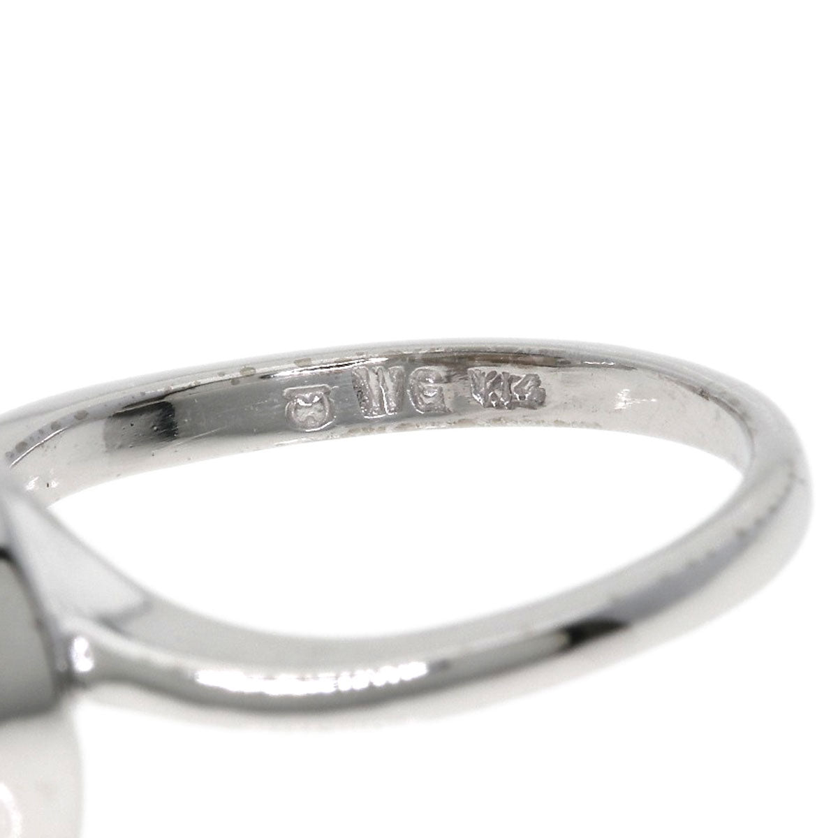 MIKIMOTO Pearl Pearl Ring K14 White Gold Ladies [Used]