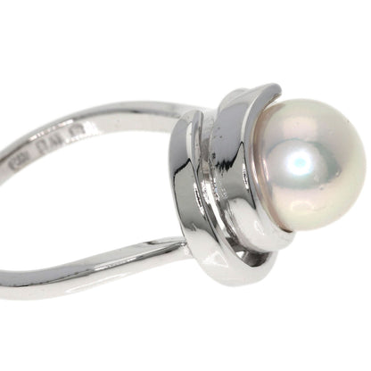 MIKIMOTO Pearl Pearl Ring K14 White Gold Ladies [Used]