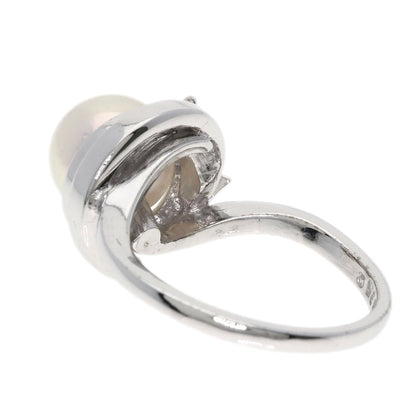 MIKIMOTO Pearl Pearl Ring K14 White Gold Ladies [Used]