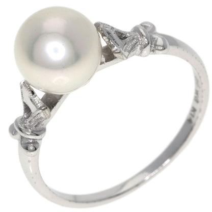 MIKIMOTO Pearl Pearl Ring K14 White Gold Ladies [Used]