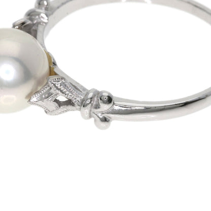 MIKIMOTO Pearl Pearl Ring K14 White Gold Ladies [Used]