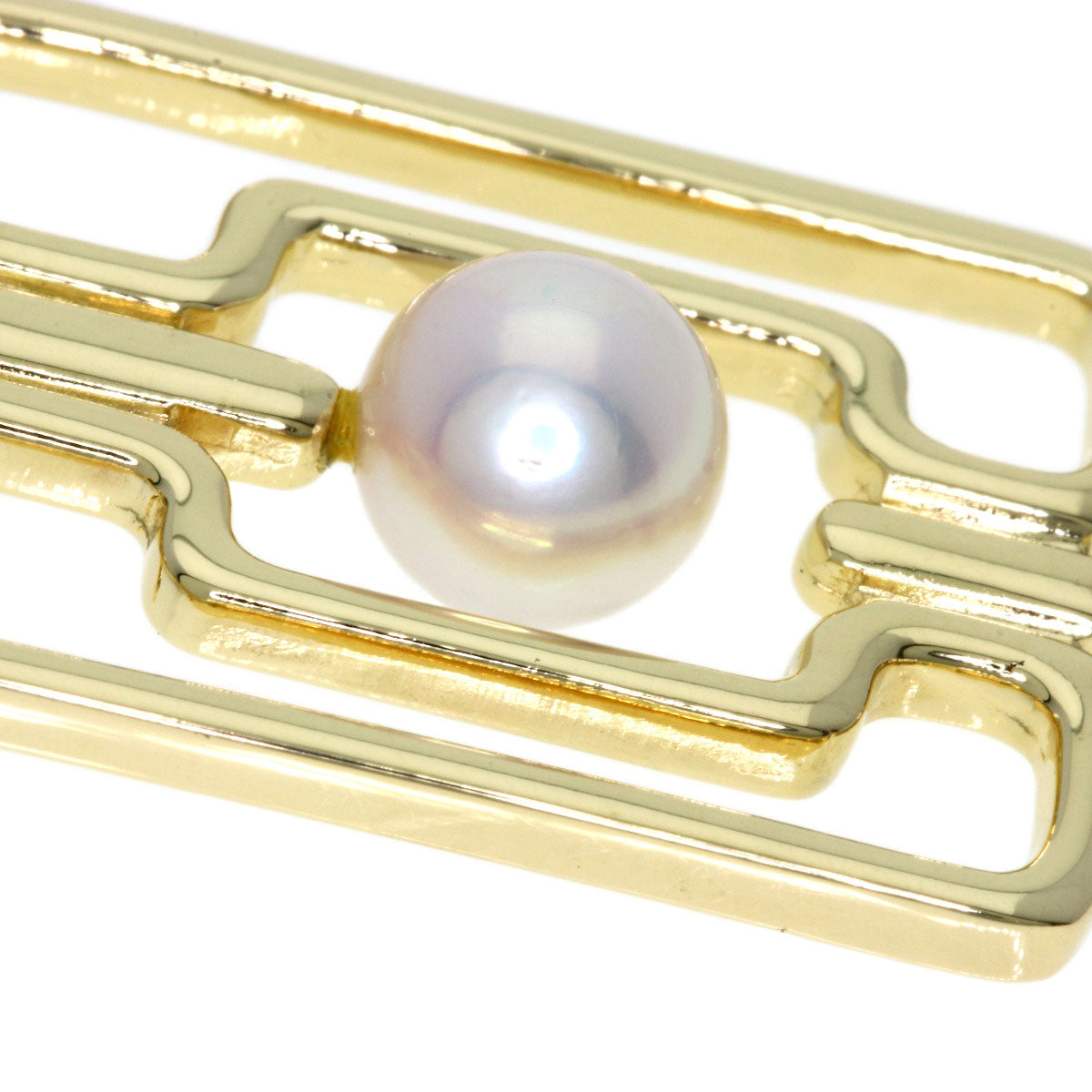 MIKIMOTO Pearl Pearl Pendant top K14 Yellow Gold Ladies [Used]