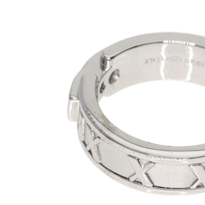 TIFFANY&Co. Atlas 3P Diamond Ring K18 White Gold Ladies [Used]