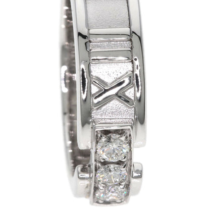 TIFFANY&Co. Atlas 3P Diamond Ring K18 White Gold Ladies [Used]