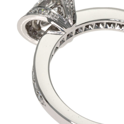 TIFFANY&Co. Ribbon Diamond Ring Platinum PT950 Ladies [Used]