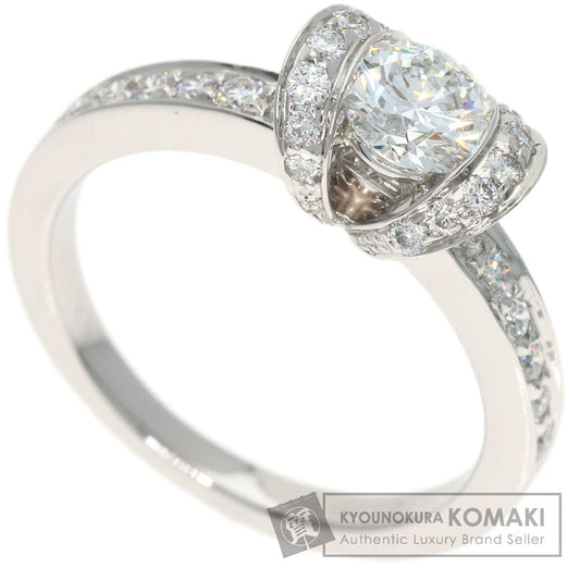 TIFFANY&Co. Ribbon Diamond Ring Platinum PT950 Ladies [Used]