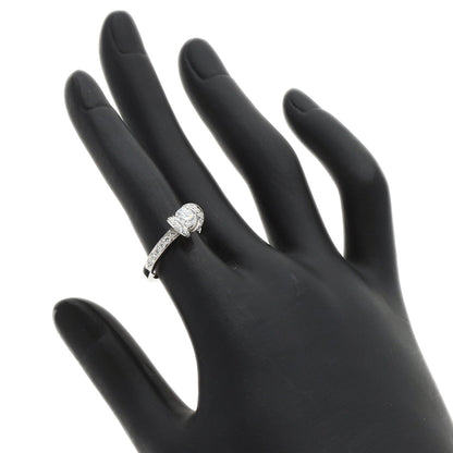 TIFFANY&Co. Ribbon Diamond Ring Platinum PT950 Ladies [Used]