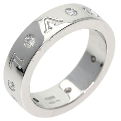 BVLGARI Roman Sorbet Diamond #49 Ring K18 White Gold Ladies [Used]