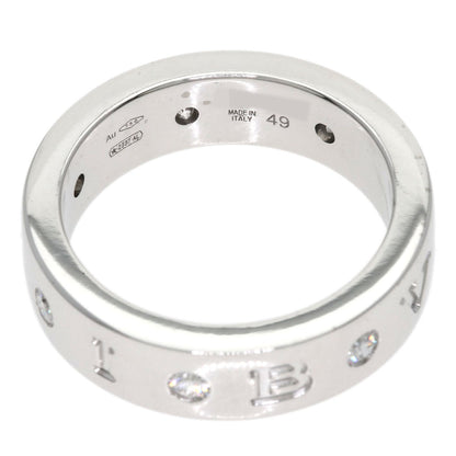 BVLGARI Roman Sorbet Diamond #49 Ring K18 White Gold Ladies [Used]