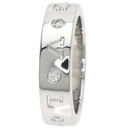 BVLGARI Roman Sorbet Diamond #49 Ring K18 White Gold Ladies [Used]