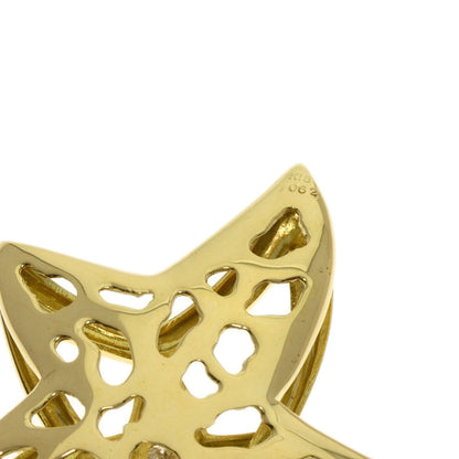 0.62ct Star motif Diamond Pendant top K18 Yellow Gold 11.8g　Ladies